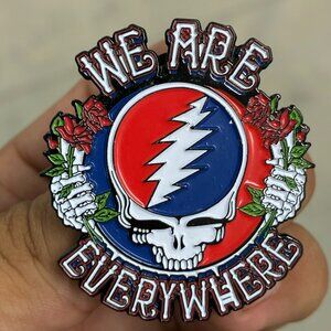 Grateful Dead We Are Everywhere 1" 1/2 inch Pin